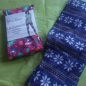 Fleece lined leggings L\XL